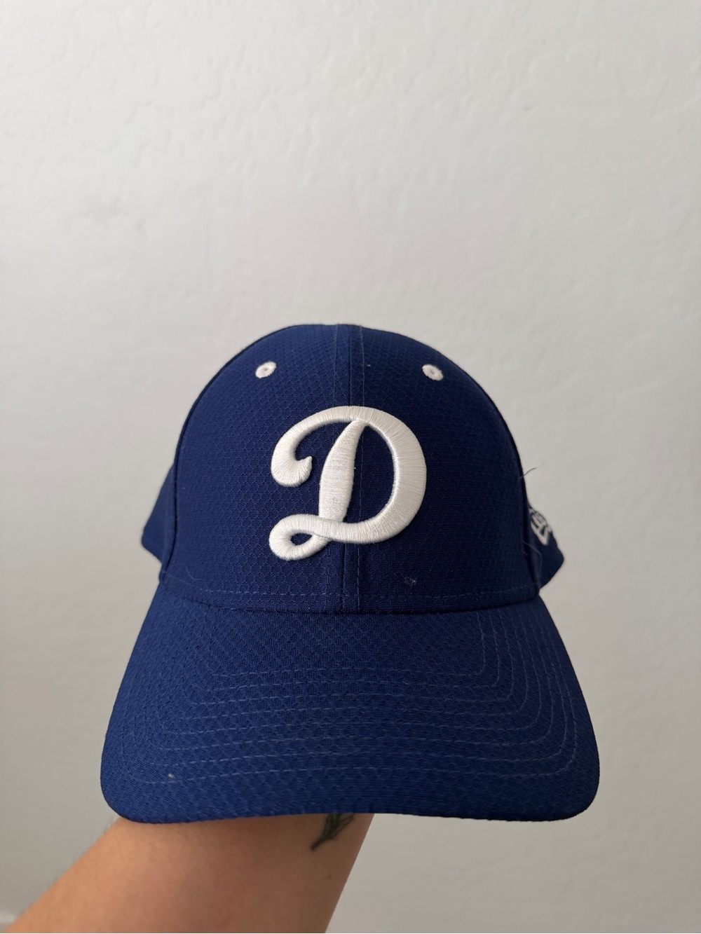 Dodgers spring training baseball Blue Baseball Cap with White 'D' Embroidery